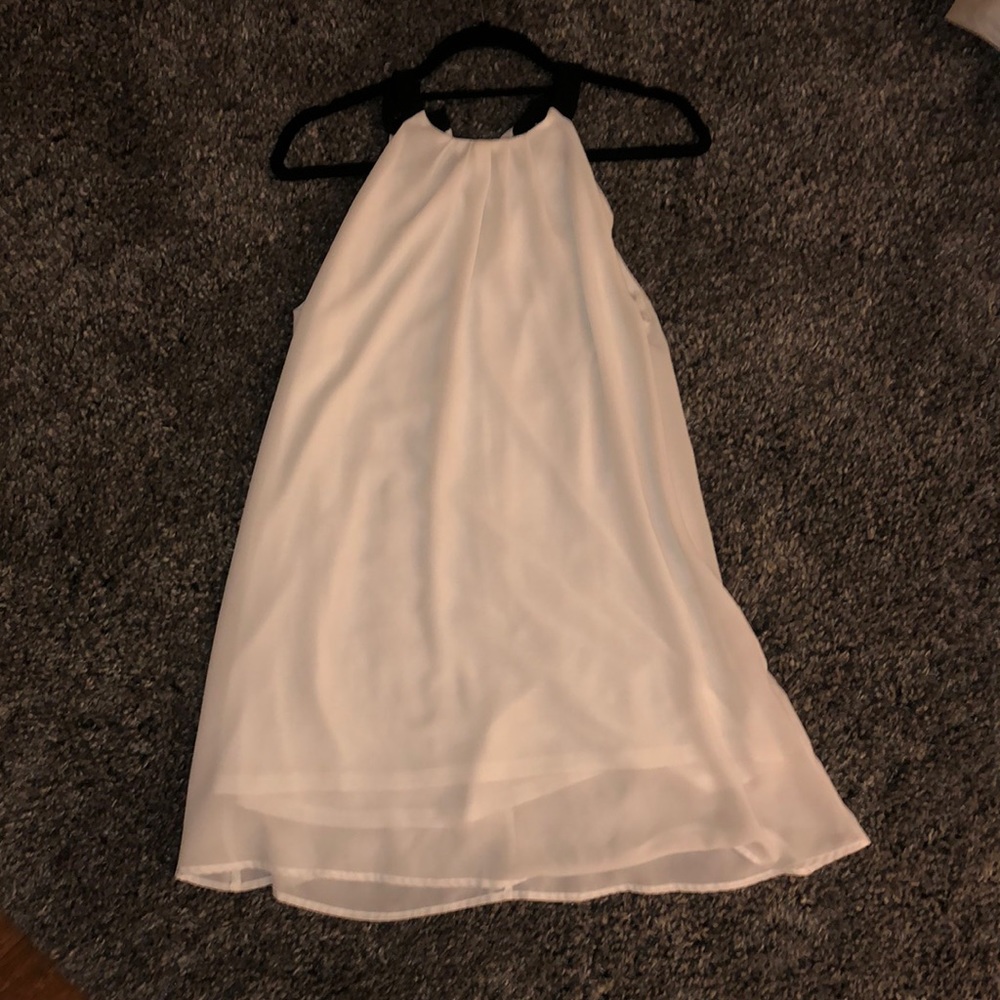 White mini dress
